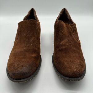 b.o.c. Suede Ankle Booties 7.5